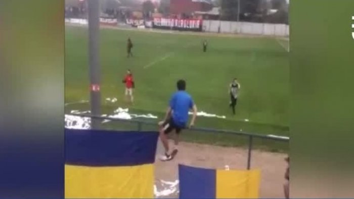Se metieron a pelear a la cancha: Hincha de Rengo fue apuñalado en partido de la Tercera División