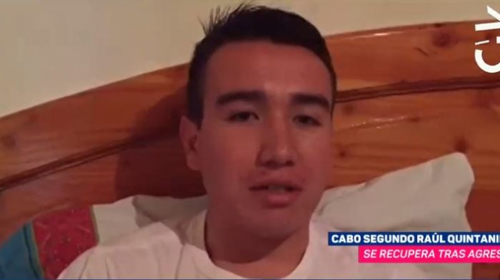 Carabinero agredido por estudiantes: “Lo que más pena me da es ver la reacción de mi familia al ver el video”