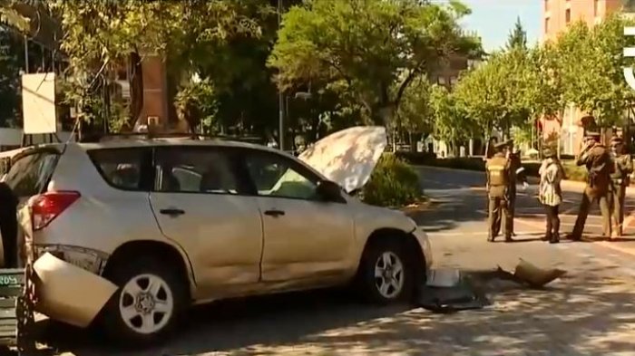 Conductor que sufrió un ataque cardiaco al volante protagonizó espectacular accidente de tránsito