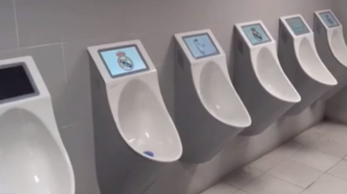 Por si la naturaleza llama: Real Madrid estudia instalar urinarios con pantalla para no perderse detalle de sus partidos
