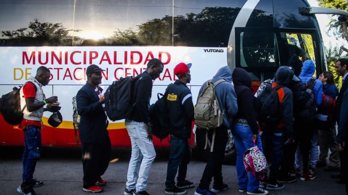 Así comenzó el Plan de Retorno Humanitario que regresó voluntariamente a su país a 175 haitianos