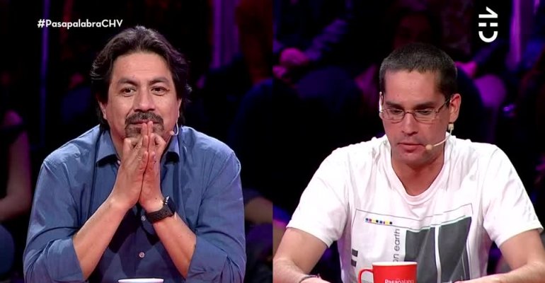 Daniel Araya y Fernando Carreño empataron en Pasapalabra