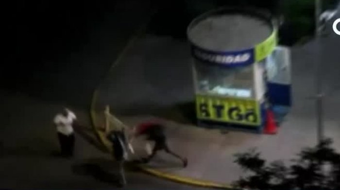 Quedó con licencia por dos semanas: Sujetos atacaron a guardia de seguridad ciudadana