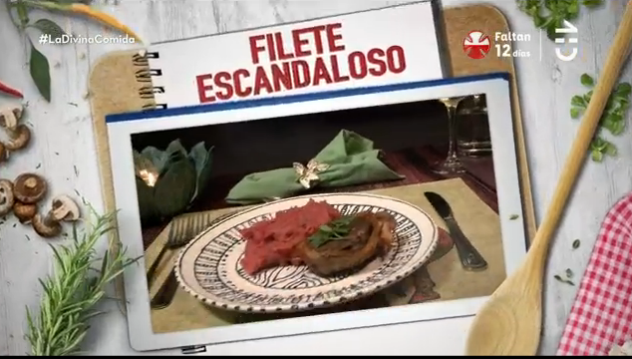 Filete escandaloso preparó como plato principal Mariela Sotomayor