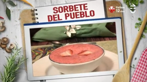 Sorbete del pueblo fue elpostre de Mariela Sotomayor