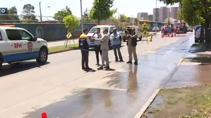 Colapso en contenedor de aguas servidas preocupa a los vecinos de La Florida