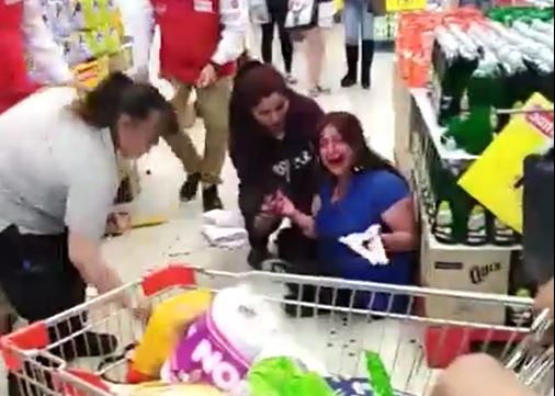 Guardia de supermercado que le voló tres dientes con un bate a mujer embarazada fue detenido