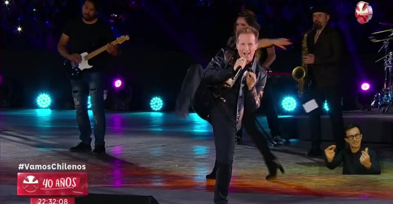 Teletón 2018: Emmanuel sufrió un percance en su show del Estadio Nacional