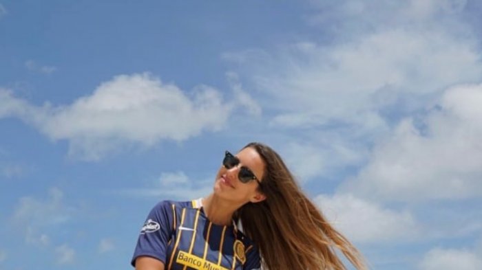 La eufórica celebración de Lucila Vit ante el triunfo Canalla en la final de la Copa Argentina