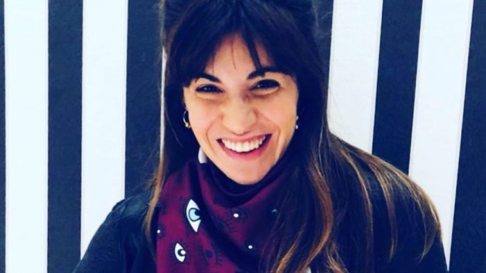 Hija de Maradona dedicó atrevida foto a los hinchas de River: “Por acá me paso todos los festejos”