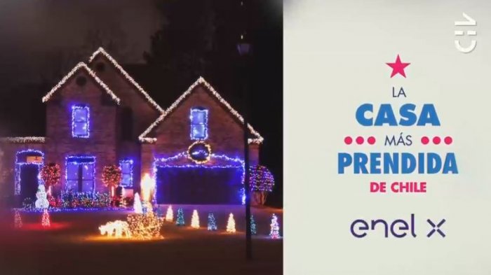 Enel X se suma a CHV Noticias en la búsqueda de “La casa más prendida de Chile”