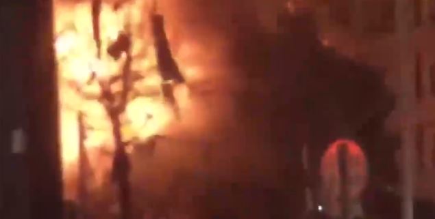 Gigantesca explosión de restaurante en Japón dejó al menos 40 heridos