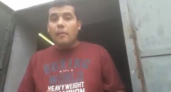 Paro Portuario: Trabajadores del Ministerio de Cultura desalojan a supuesto carabinero monitoreando con un dron a huelguistas