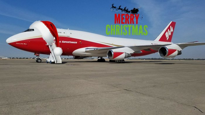 “SuperTanker” envió saludo de Navidad y deseó próspero Año Nuevo a través de redes sociales