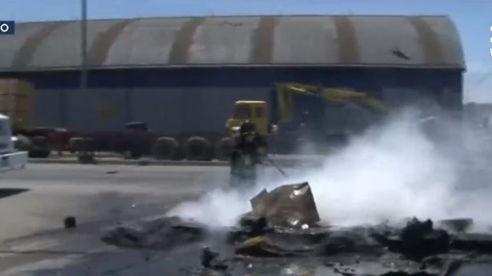 Pescadores levantaron barricadas en San Vicente por Ley que regula la pesca de la jibia