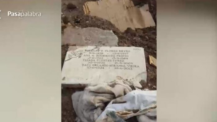 “Creo que hay restos humanos”: Aparecen decenas de lápidas frente a una villa en Puente Alto