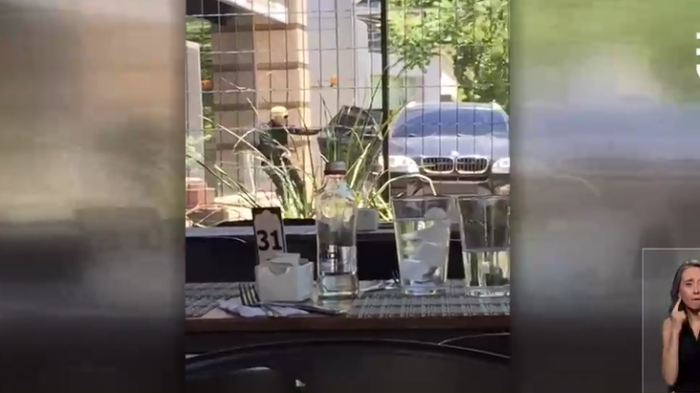 Vigilante herido en asalto a banco en Las Condes entregó su testimonio: Usó tapa de cajero automático como escudo