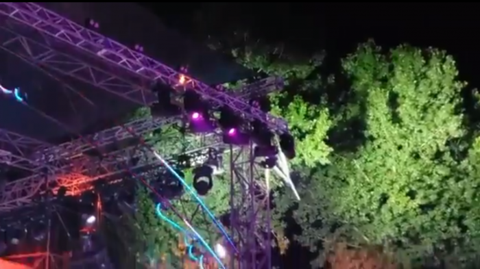 Suspendieron momentáneamente el Festival del Huaso de Olmué por quema de un cable durante show en vivo