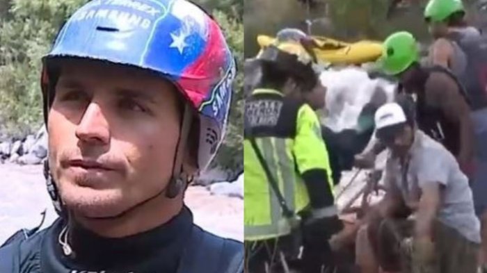 “No soy un héroe”: Las palabras de Pangal Andrade tras rescatar a kayakista fallecido en el río Maipo