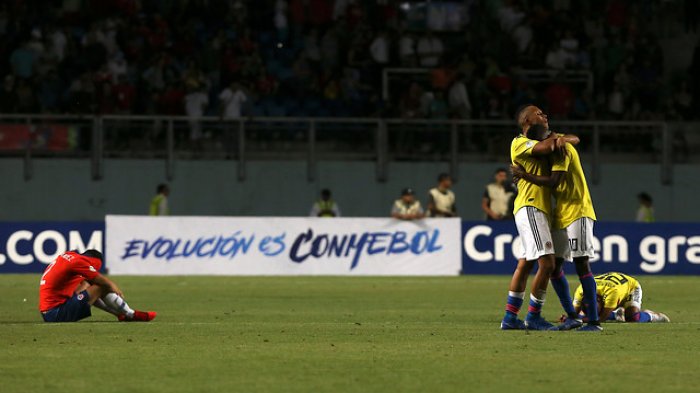 Chile quedó eliminado del Sudamericano Sub 20 con gol de último minuto de Colombia