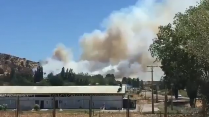 Descontrolado incendio forestal en San Javier obliga a la Onemi a declarar alerta amarilla