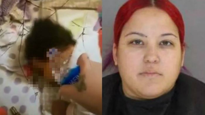 Madre se grabó arrojándole agua su bebé porque no la dejaba dormir: Publicó el video en Facebook