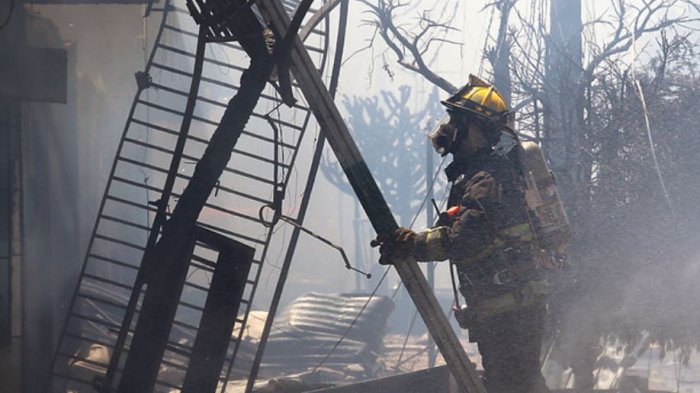 Muere bombero que estaba herido tras combatir incendios en la Araucanía