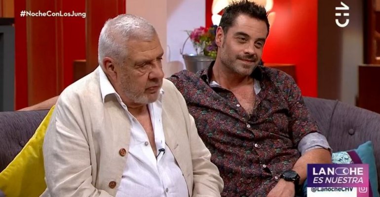 Julio Jung y su hijo hicieron reír con divertido juego en La Noche es Nuestra