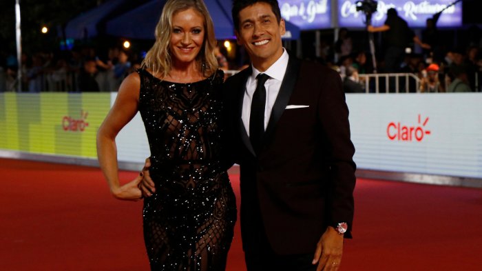 ¿Coincidencia? Tuiteros acusan a Marcela Vacarezza de copiarle el vestido a Cecilia Bolocco