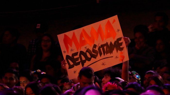 “Mamá, deposítame”: Las llamativas pancartas que se tomaron la Quinta Vergara en la primera noche de Viña 2019
