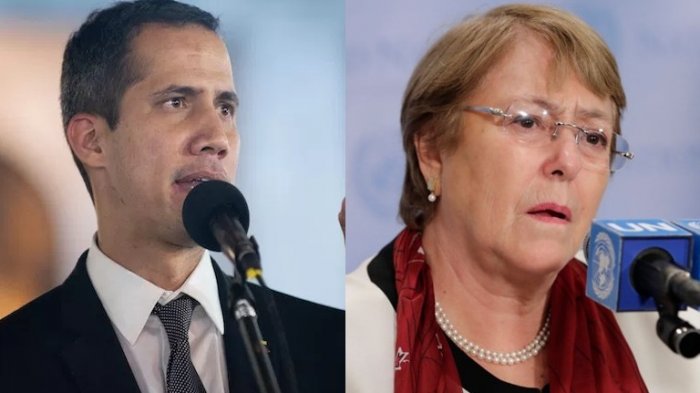 Juan Guaidó pidió a Bachelet que verifique 