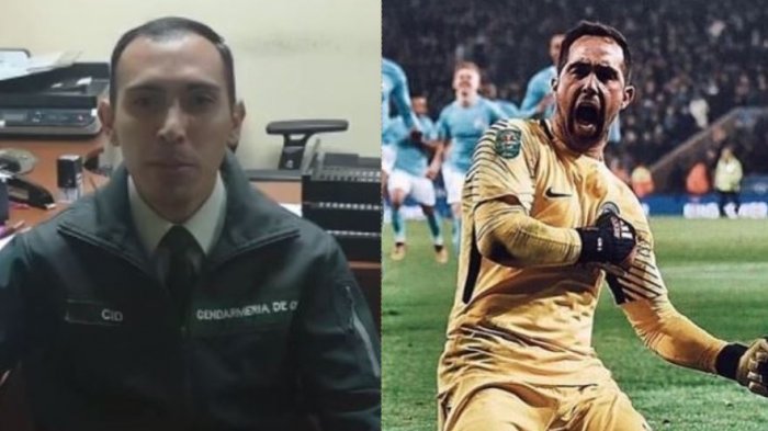 Gendarme que creó escuela gratuita de arqueros respondió a Claudio Bravo: “Espero tenerte pronto en una de mis clases”