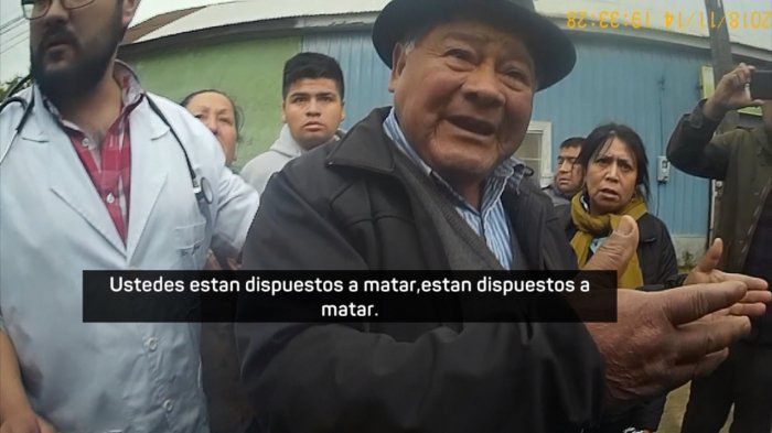 La violenta represión que sufrieron familiares de Catrillanca por parte del GOPE cuando fueron a retirar su cuerpo