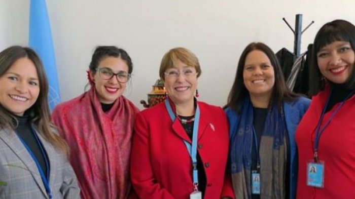 Diputadas de oposición se reunieron con Bachelet en New York