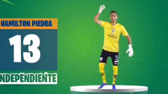 Las peculiares celebraciones de los jugadores de Independiente del Valle haciendo alusión al Fortnite