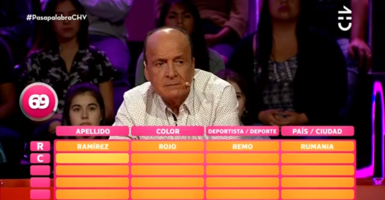 Horacio Saavedra destacó en bachillerato de Pasapalabra