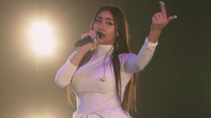 El garabato que soltó Paloma Mami en plena interpretación de 