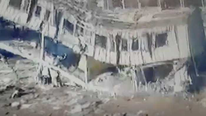 El segundo en una semana: Captan nuevo desplome de otro edificio en San Pedro de La Paz