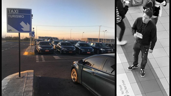 El negocio redondo de los “hacheros” en el aeropuerto: La infracción que se les cursa la pagan con una carrera a Providencia