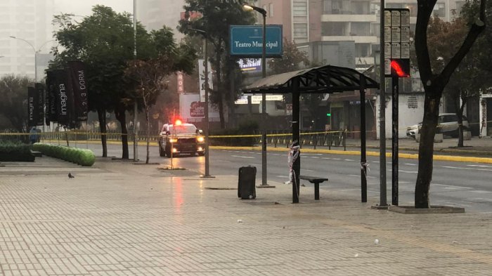 Realizaron operativo en Av. Irarrázaval por hallazgo de objeto sospechoso
