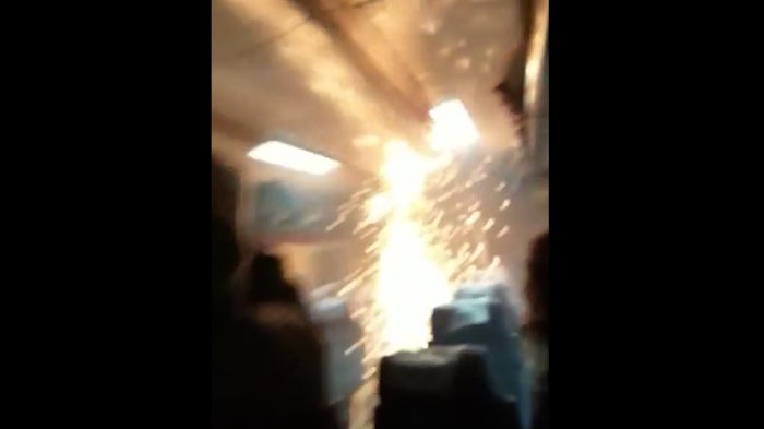 Pánico entre pasajeros: Así fue el amago de incendio en uno de los vagones de tren en San Javier