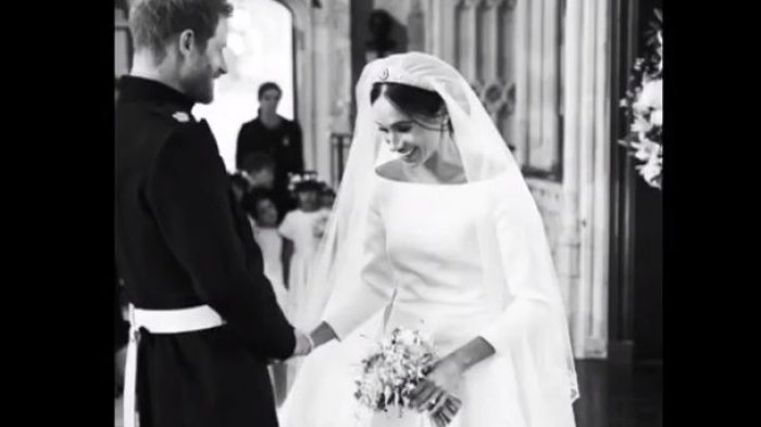 En su primer aniversario: Publican inéditas imágenes de la boda de Meghan Markle y el príncipe Harry