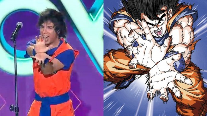 La imitación de Gokú que se robó los aplausos cantando el opening de 