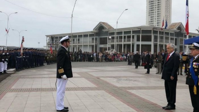 Presidente Piñera lidera la conmemoración de las Glorias Navales en Iquique