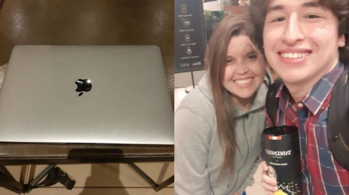 Destacaron su gesto: Joven devuelve notebook que encontró en cafetería de Viña del Mar y fue recompensado