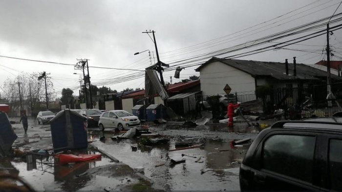 Mujer de 62 años es la primera fallecida en Talcahuano tras paso de tromba marina