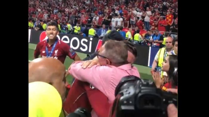 El emotivo abrazo entre el capitán del Liverpool y su padre que se robó las miradas en la final de la Champions