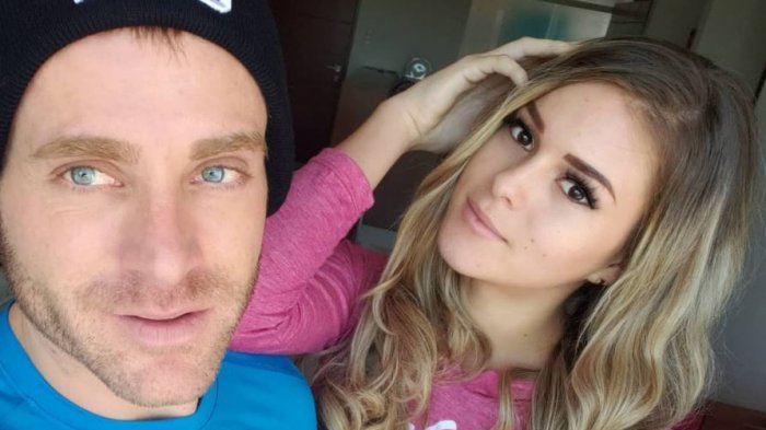 Felipe Camus bajó de peso y sacó calugas para conquistar a su polola 12 años menor