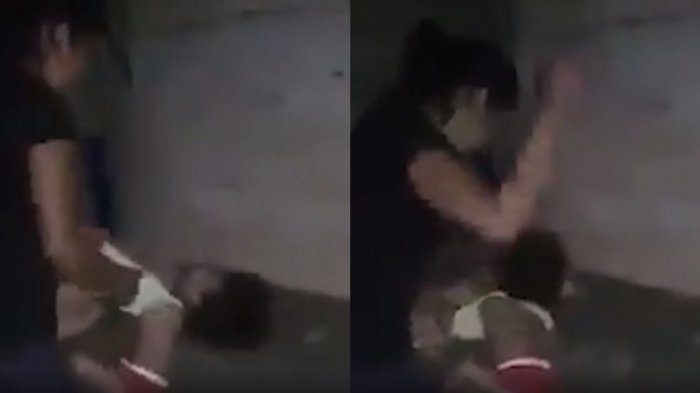 Violencia infantil: Mujer fue grabada en brutal maltrato a su propia hija