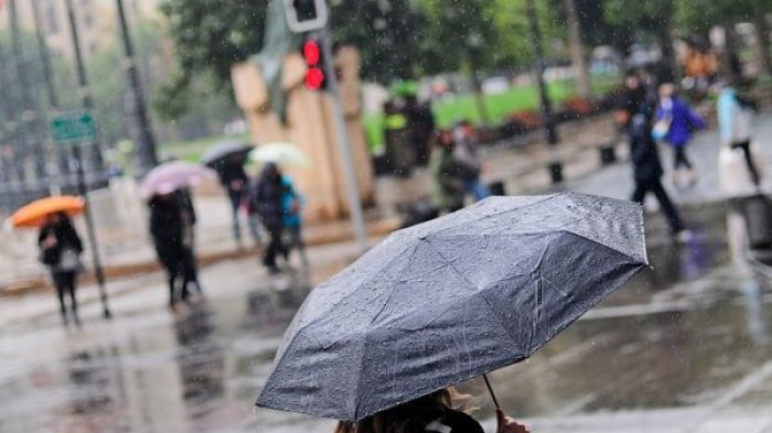 Alerta Temprana Preventiva en la RM: Se esperan lluvias, vientos y probables tormentas eléctricas